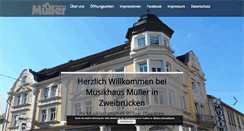 Desktop Screenshot of musikhausmueller.de